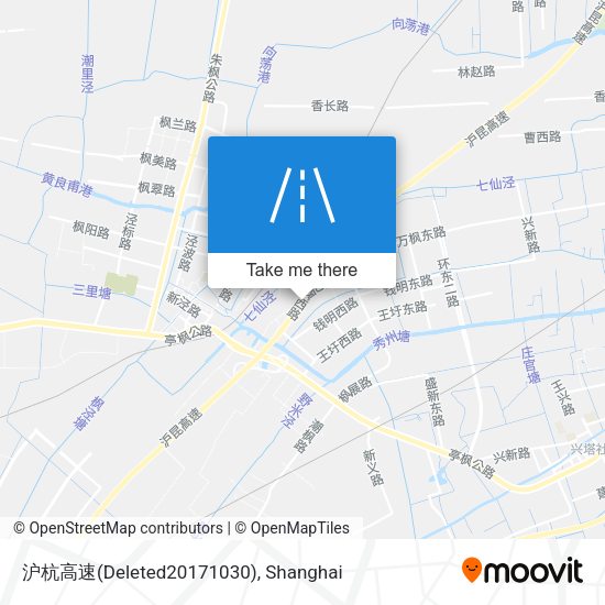 沪杭高速(Deleted20171030) map
