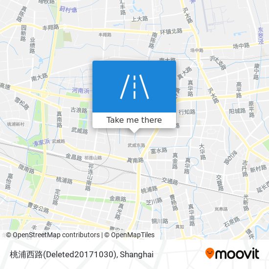 桃浦西路(Deleted20171030) map