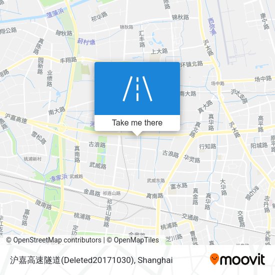 沪嘉高速隧道(Deleted20171030) map