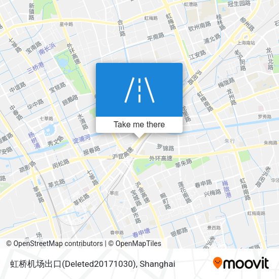 虹桥机场出口(Deleted20171030) map