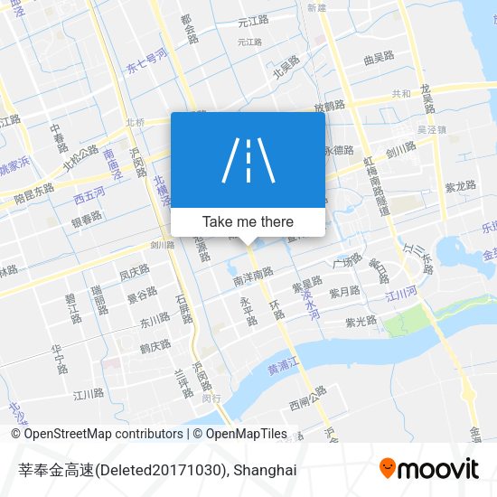 莘奉金高速(Deleted20171030) map