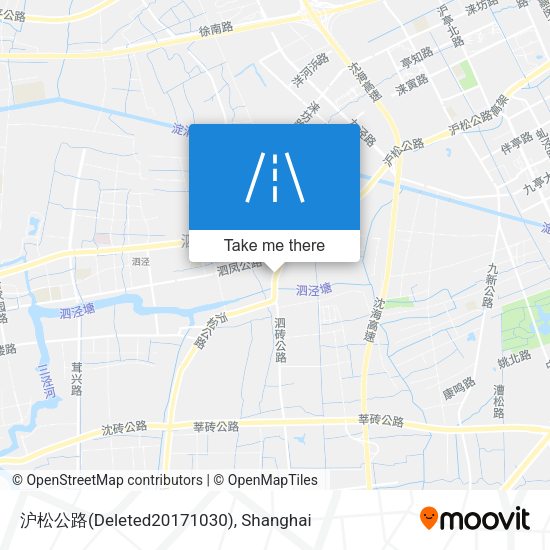 沪松公路(Deleted20171030) map
