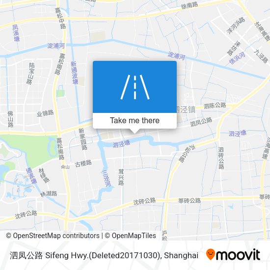 泗凤公路 Sifeng Hwy.(Deleted20171030) map