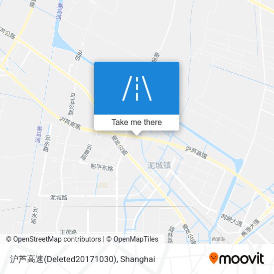 沪芦高速(Deleted20171030) map