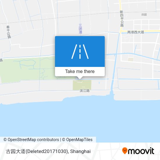 古园大道 map