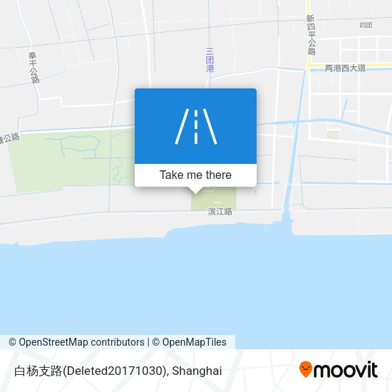 白杨支路 map