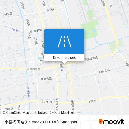 申嘉湖高速(Deleted20171030) map
