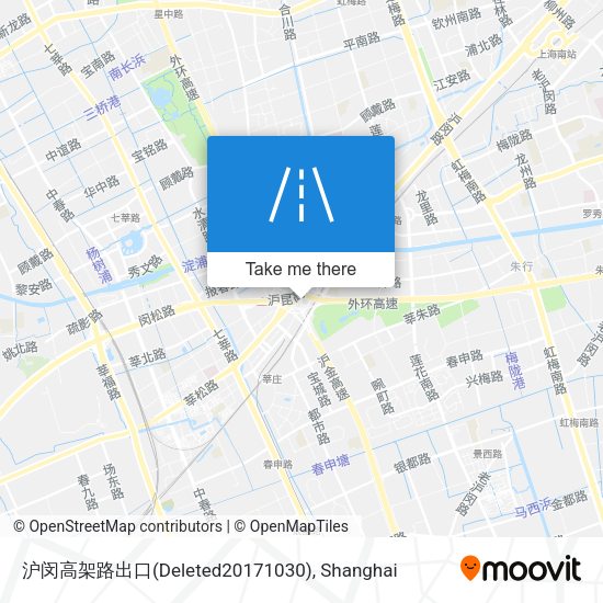 沪闵高架路出口(Deleted20171030) map