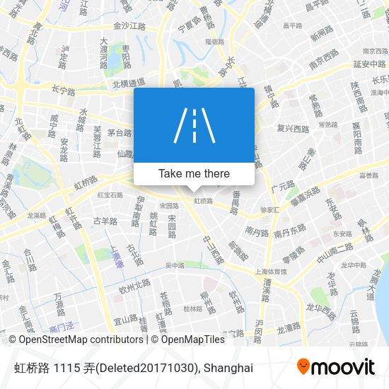 虹桥路 1115 弄(Deleted20171030) map