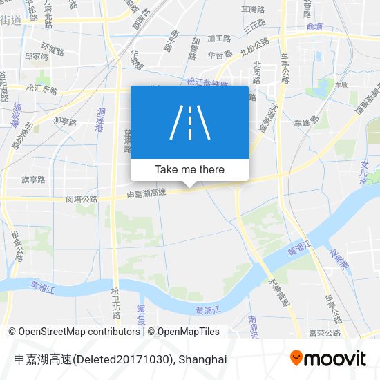 申嘉湖高速(Deleted20171030) map