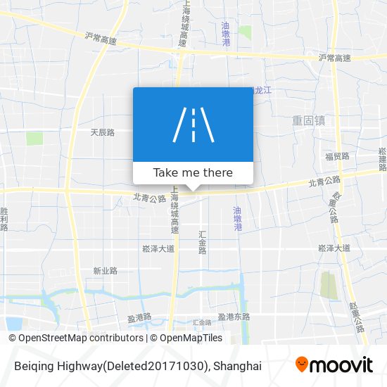 Beiqing Highway(Deleted20171030) map