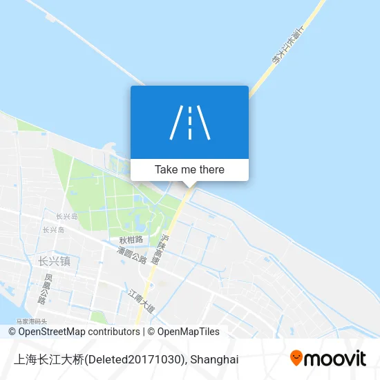 上海长江大桥 map