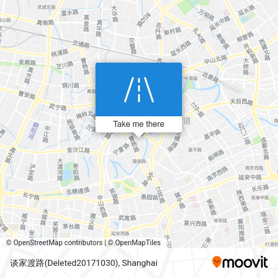 谈家渡路(Deleted20171030) map