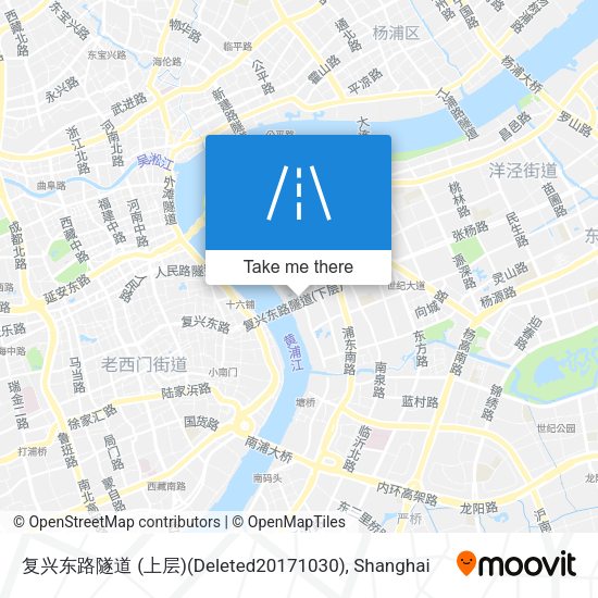 复兴东路隧道 (上层)(Deleted20171030) map