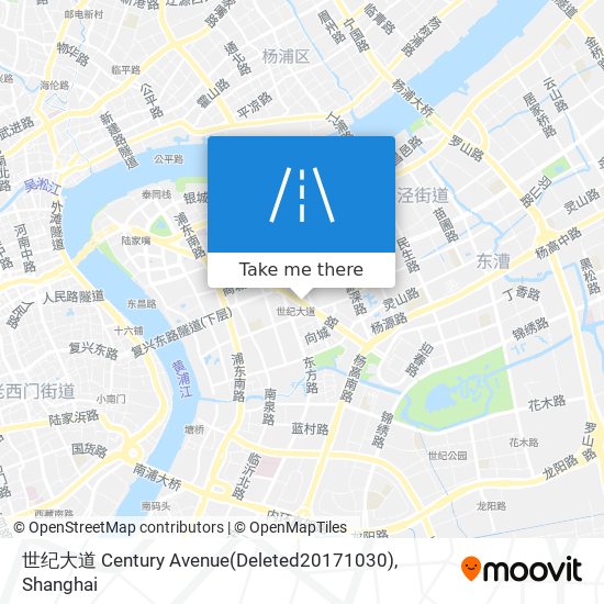 世纪大道 Century Avenue(Deleted20171030) map