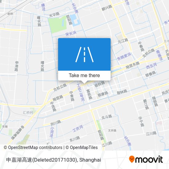 申嘉湖高速(Deleted20171030) map