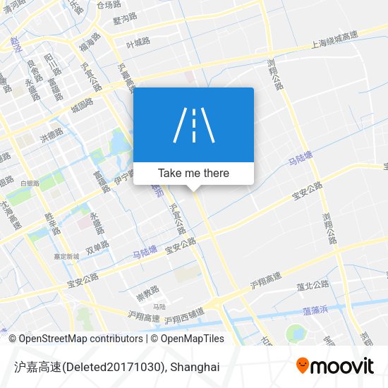沪嘉高速(Deleted20171030) map