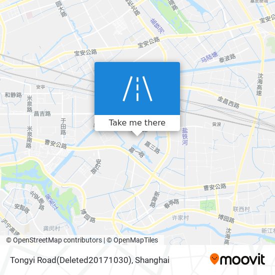 Tongyi Road(Deleted20171030) map
