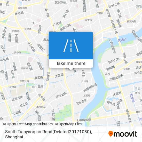 South Tianyaoqiao Road(Deleted20171030) map