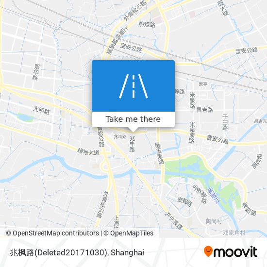 兆枫路(Deleted20171030) map