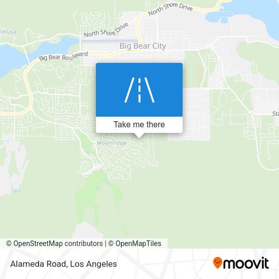 Mapa de Alameda Road
