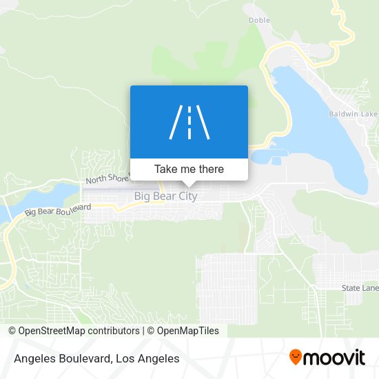 Angeles Boulevard map
