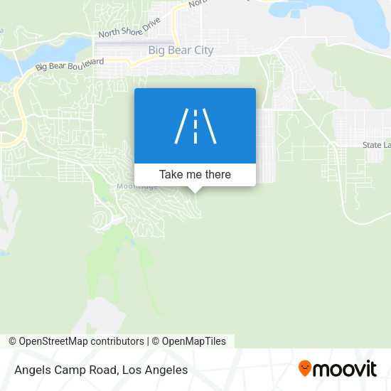 Angels Camp Road map
