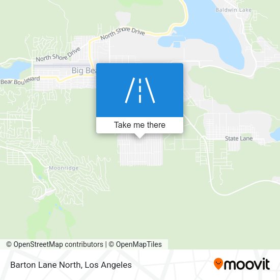 Mapa de Barton Lane North