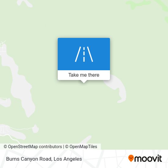 Mapa de Burns Canyon Road