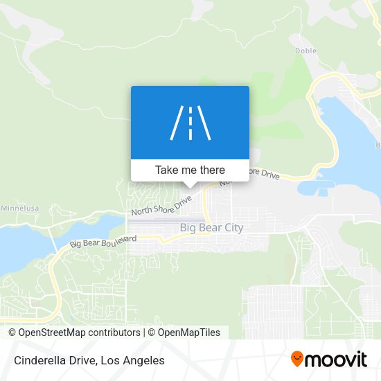 Cinderella Drive map