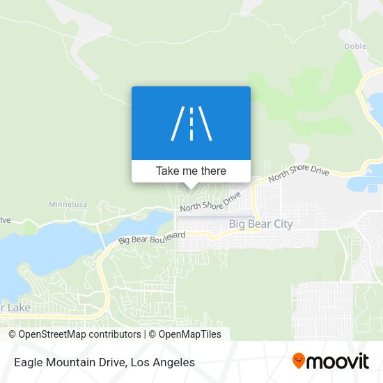 Eagle Mountain Drive map