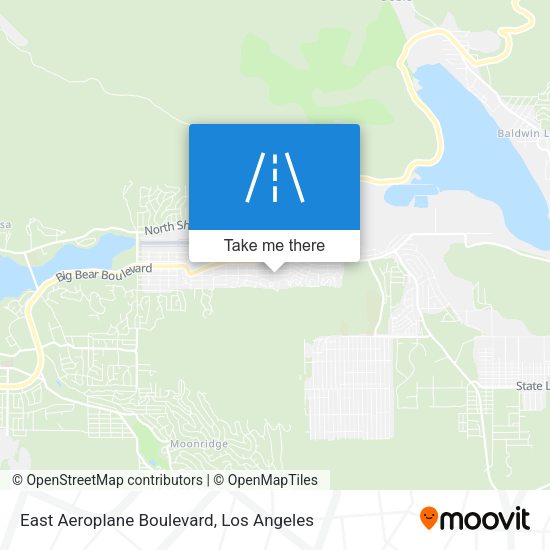 East Aeroplane Boulevard map