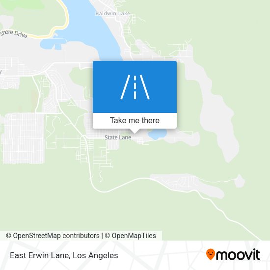 East Erwin Lane map