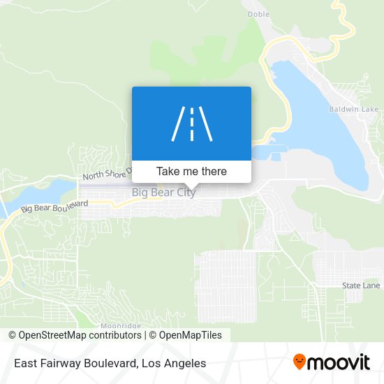 Mapa de East Fairway Boulevard