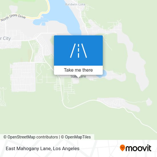 East Mahogany Lane map
