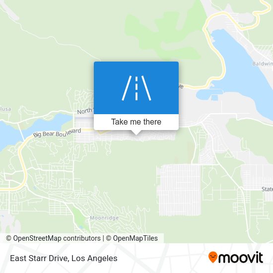 East Starr Drive map