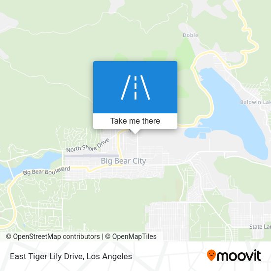 East Tiger Lily Drive map