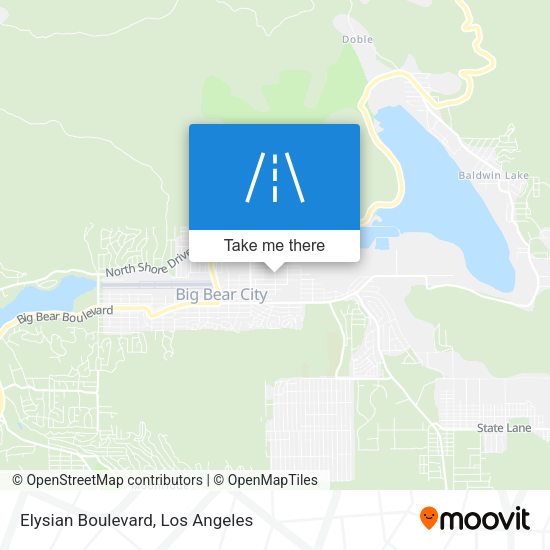 Mapa de Elysian Boulevard