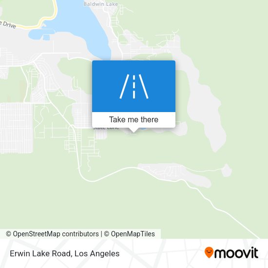 Erwin Lake Road map