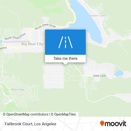 Mapa de Fallbrook Court