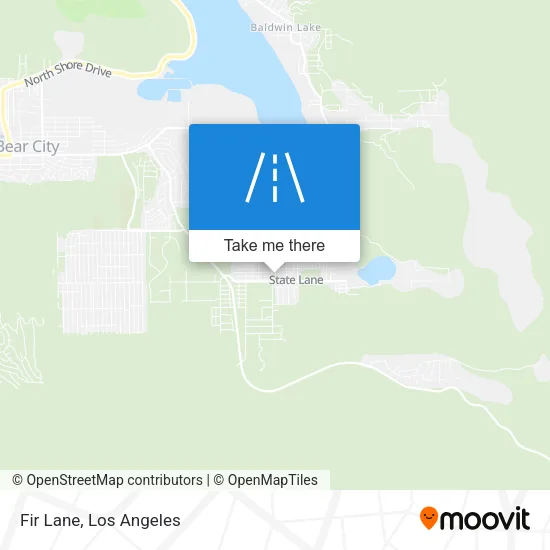 Fir Lane map