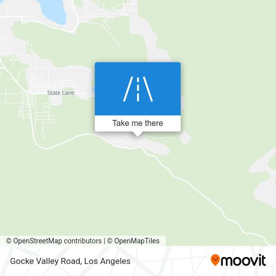 Gocke Valley Road map