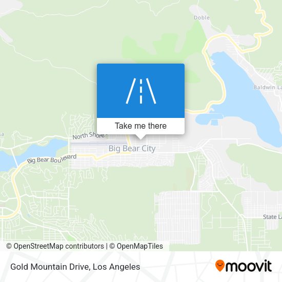 Gold Mountain Drive map