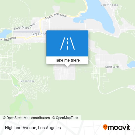 Mapa de Highland Avenue