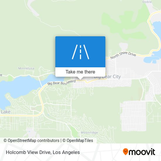 Holcomb View Drive map