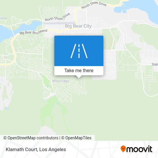 Mapa de Klamath Court
