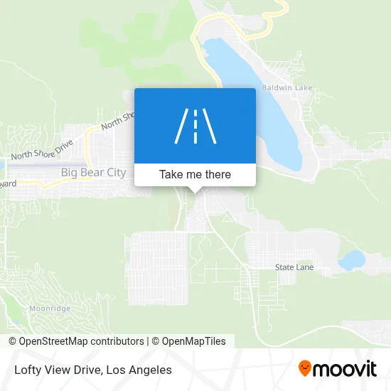 Lofty View Drive map