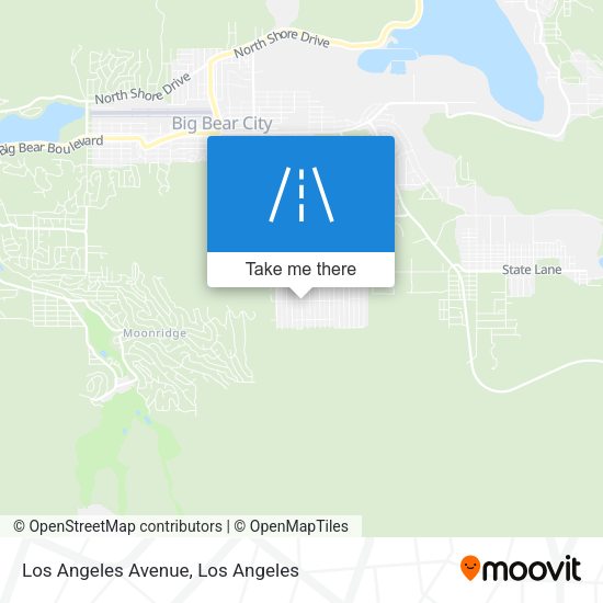 Los Angeles Avenue map