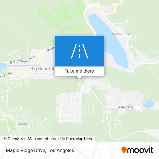 Mapa de Maple Ridge Drive