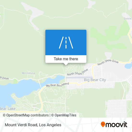 Mount Verdi Road map
